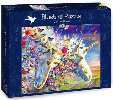 BLUEBIRD Puzzle Jednorožčí snění 1000 dílků