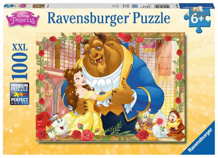 RAVENSBURGER Puzzle Kráska a zvíře XXL 100 dílků