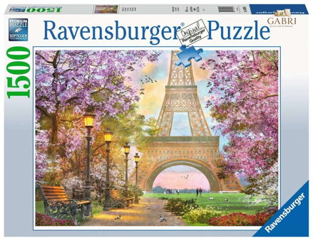RAVENSBURGER Puzzle Romantická Paříž 1500 dílků