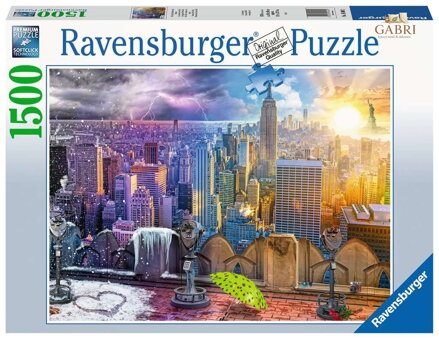 RAVENSBURGER Puzzle Mrakodrapy New Yorku 1500 dílků