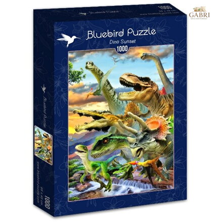 BLUEBIRD Puzzle Soumrak dinosaurů 1000 dílků