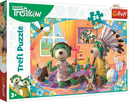Puzzle Treflíci: Společná zábava MAXI 24 dílků