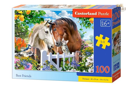 CASTORLAND Puzzle Nejlepší přátelé 100 dílků