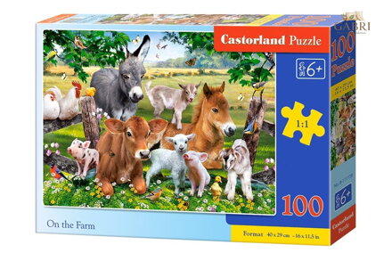 CASTORLAND Puzzle Na farmě 100 dílků