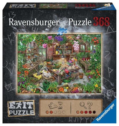 RAVENSBURGER Únikové EXIT puzzle Ve skleníku 368 dílků