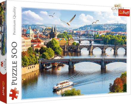 TREFL Puzzle Pražské mosty, Česká republika 500 dílků