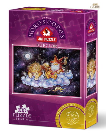 ART PUZZLE Puzzle Znamení zvěrokruhu: Lev 100 dílků