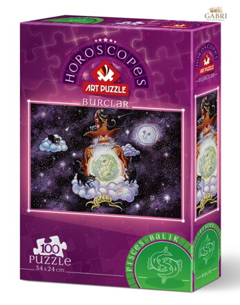 ART PUZZLE Puzzle Znamení zvěrokruhu: Ryby 100 dílků