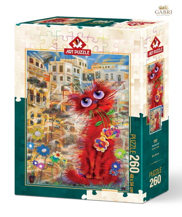 ART PUZZLE Puzzle Červená kočka 260 dílků