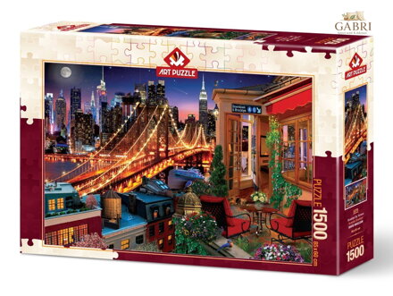 ART PUZZLE Puzzle Brooklyn z terasy 1500 dílků