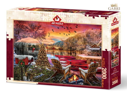 ART PUZZLE Puzzle Tábořiště 2000 dílků