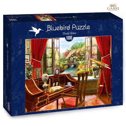 BLUEBIRD Puzzle Výhled z pracovny 1000 dílků