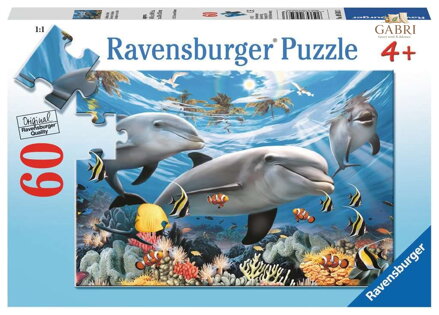 RAVENSBURGER Puzzle Karibský úsměv 60 dílků