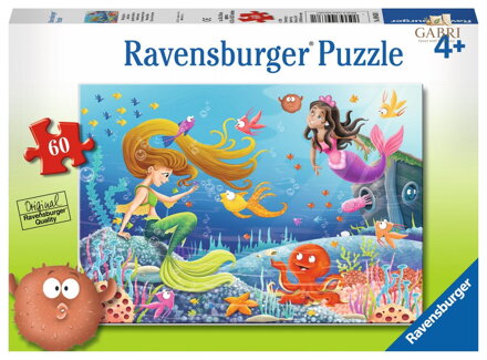 RAVENSBURGER Puzzle Příběhy mořské víly 60 dílků