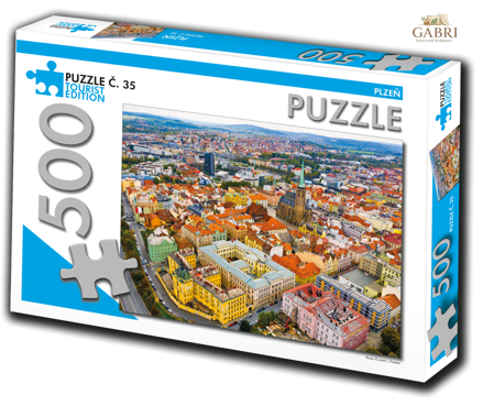 TOURIST EDITION Puzzle Plzeň 500 dílků (č.35)