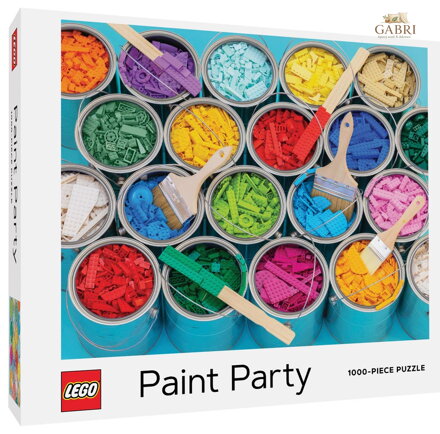 CHRONICLE BOOKS Puzzle LEGO® Paint Party 1000 dílků