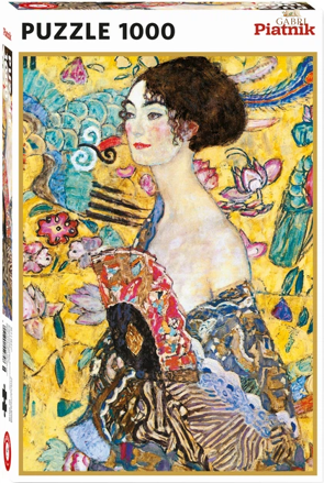 PIATNIK Puzzle Dáma s vějířem 1000 dílků