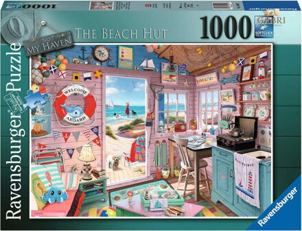 RAVENSBURGER Puzzle My Haven č.7: Plážový domek 1000 dílků