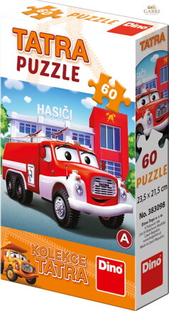 DINO Puzzle Tatra Auta: Hasiči 60 dílků