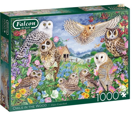 FALCON Puzzle Sovy v lese 1000 dílků