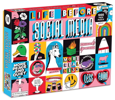 GALISON Puzzle Život před sociálními médii 1000 dílků