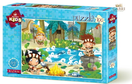 ART PUZZLE Puzzle Pravěký piknik 100 dílků
