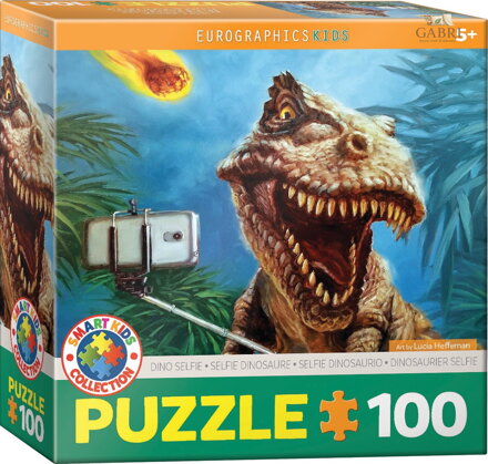 EUROGRAPHICS Puzzle Dino selfie 100 dílků