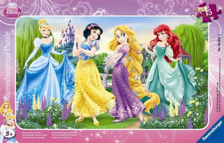 RAVENSBURGER Puzzle Disney Princezny 15 dílků