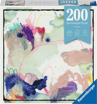 RAVENSBURGER Puzzle Moment: Barevný šplíchanec 200 dílků