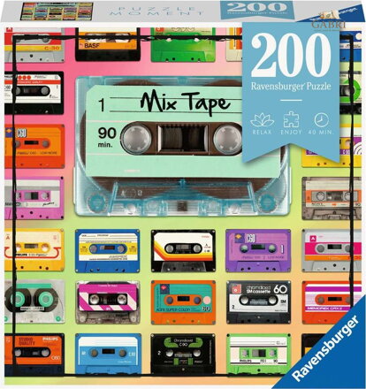 RAVENSBURGER Puzzle Moment: Audiokazeta 200 dílků