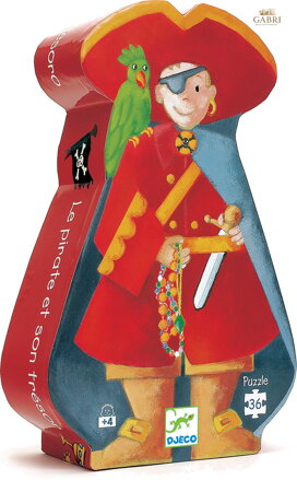 DJECO Puzzle Pirát 36 dílků