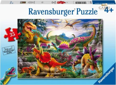 RAVENSBURGER Puzzle Tyranosauří řev 35 dílků