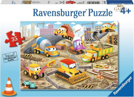 RAVENSBURGER Puzzle Zvedněte střechu! 35 dílků