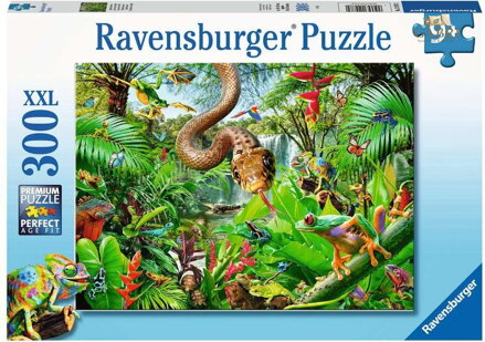 RAVENSBURGER Puzzle Území plazů a obojživelníků XXL 300 dílků