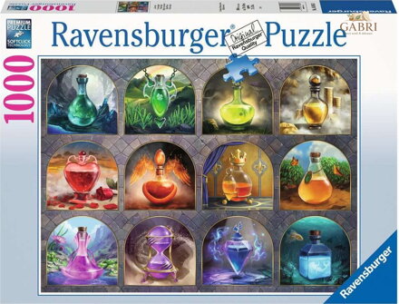RAVENSBURGER Puzzle Kouzelné lektvary 1000 dílků
