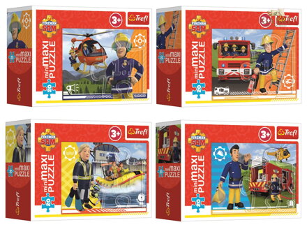 TREFL Displej Puzzle Požárník Sam 20 dílků (24 ks)