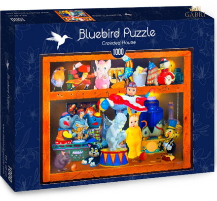 BLUEBIRD Puzzle Přeplněný dům 1000 dílků