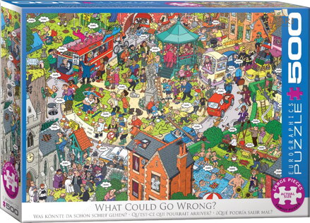 EUROGRAPHICS Puzzle Co se může pokazit? XL 500 dílků