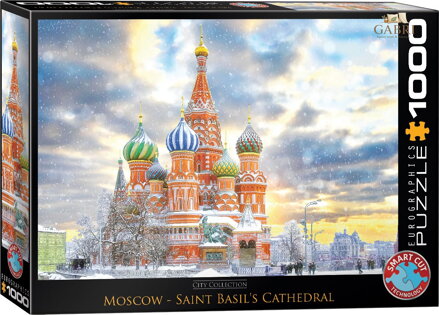 EUROGRAPHICS Puzzle Chrám Vasila Blaženého, Moskva 1000 dílků