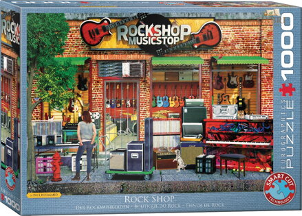 EUROGRAPHICS Puzzle Rock Shop 1000 dílků