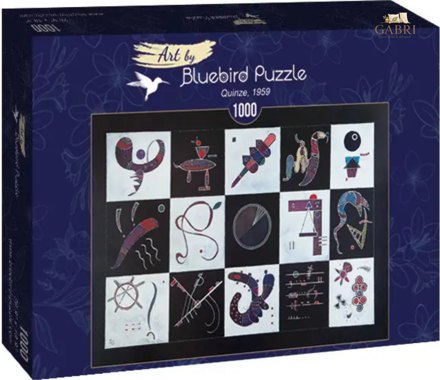 BLUEBIRD Puzzle Quinze - Patnáct, 1959, 1000 dílků