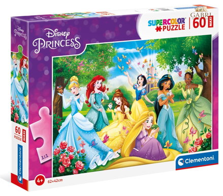 CLEMENTONI Puzzle Disney princezny MAXI 60 dílků