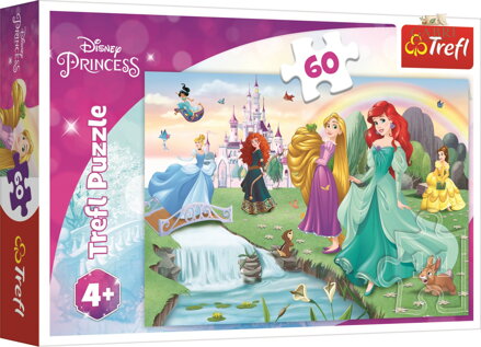 TREFL Puzzle Seznamte se s Disney princeznami 60 dílků