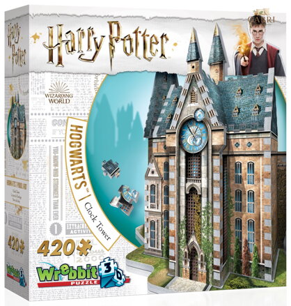 WREBBIT 3D 3D puzzle Harry Potter: Bradavice, Hodinová věž 420 dílků
