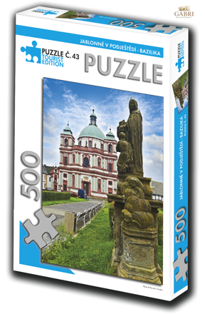 TOURIST EDITION Puzzle Jablonné v Podještědí, bazilika 500 dílků (č.43)