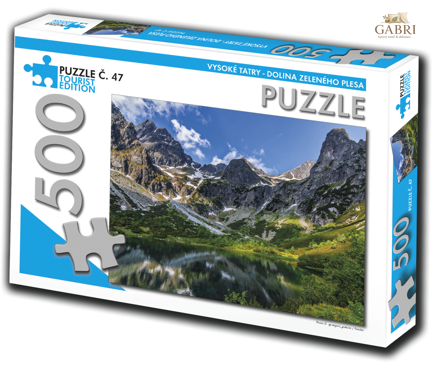 TOURIST EDITION Puzzle Vysoké Tatry, Dolina Zeleného plesa 500 dílků (č.47)