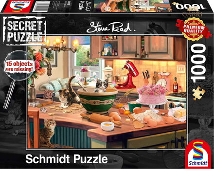 SCHMIDT Secret puzzle Na kuchyňském stole 1000 dílků