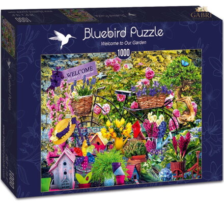 BLUEBIRD Puzzle Vítejte v naší zahradě 1000 dílků