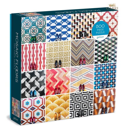 GALISON Čtvercové puzzle Mozaikové podlahy 500 dílků