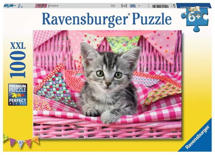 RAVENSBURGER Puzzle Roztomilé koťátko XXL 100 dílků